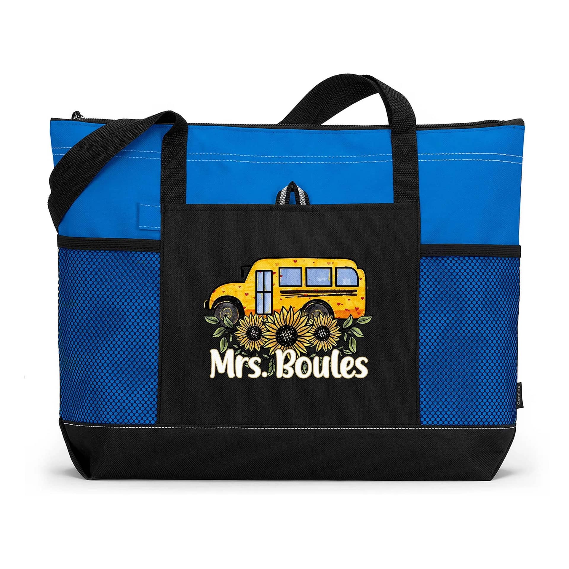 Show Appreciation to School Bus Driver with Sunflower Tote Bag