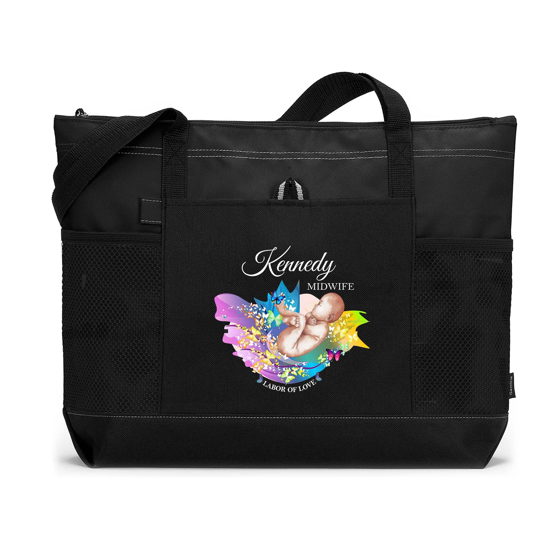 Doula Bag Labor of Love Personalized Personalized Tote Bag with